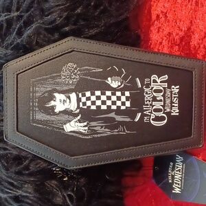 KILLSTAR BLOOD DEBT COFFIN SHAPED WALLET WENDSDAY ADAMS COLLABORATION IN BOX